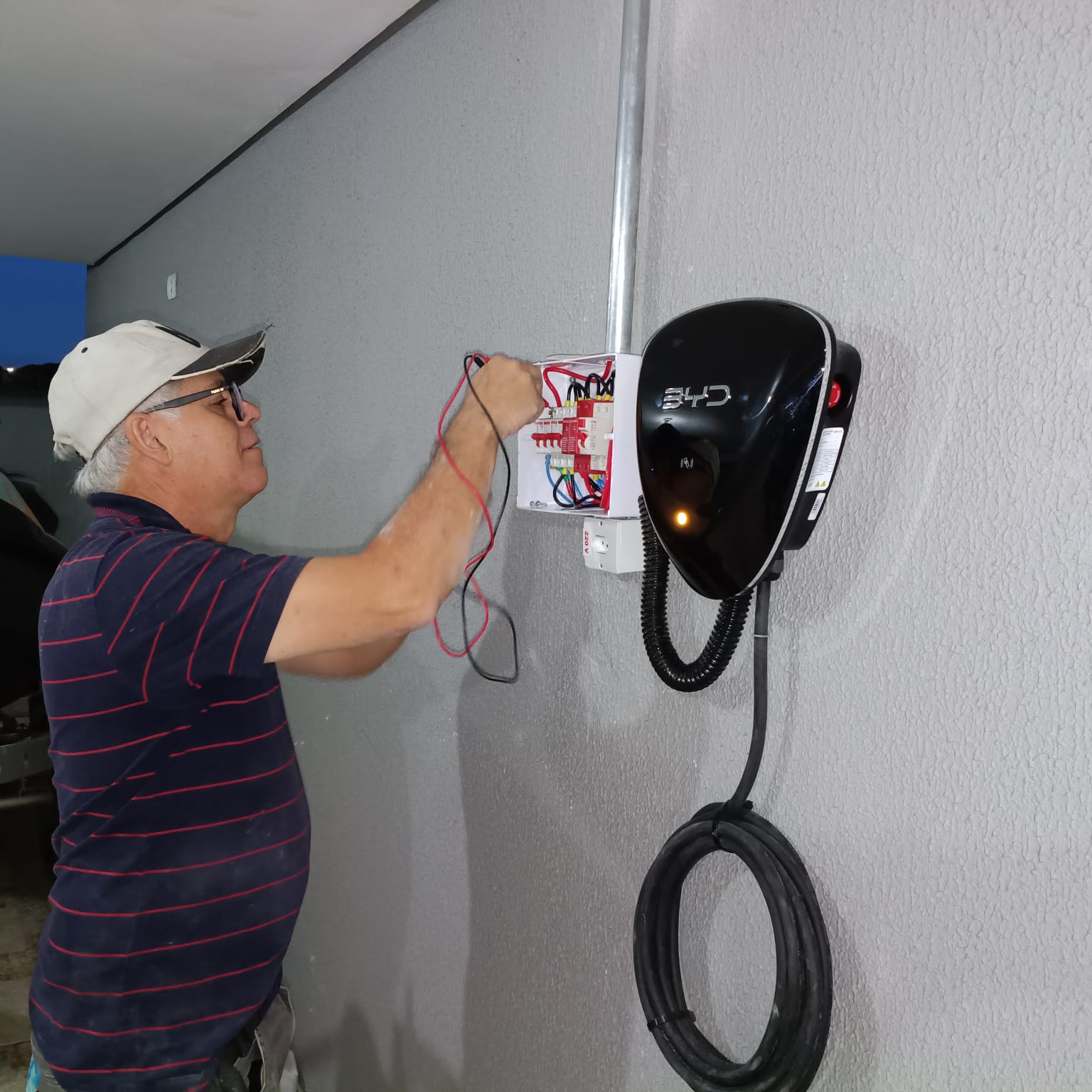 Ponto de recarga BYD